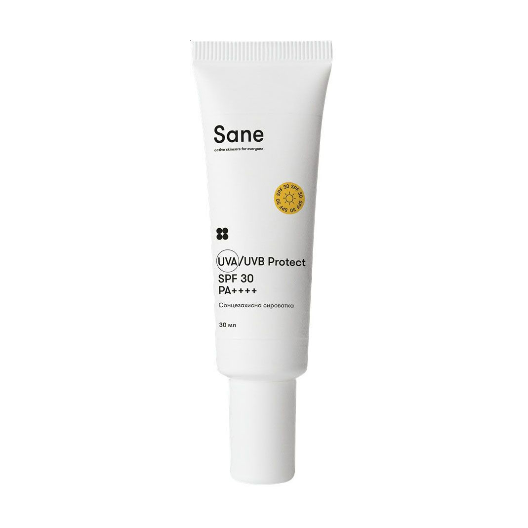 Сонцезахисна сироватка для обличчя Sane SPF 30 PA++++, 30 мл
